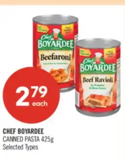 Shoppers Drug Mart CHEF BOYARDEE CANNED PASTA offer