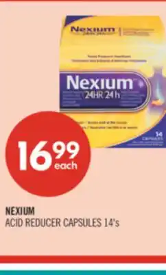 Shoppers Drug Mart NEXIUM ACID REDUCER CAPSULES offer