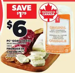 Independent City Market PC GOAT CHEESE offer
