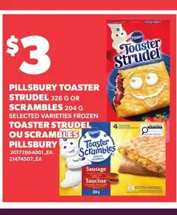 Independent City Market PILLSBURY TOASTER STRUDEL 326 G OR SCRAMBLES 204 G offer