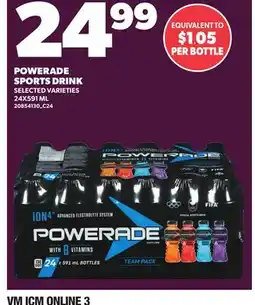 Independent City Market POWERADE SPORTS DRINK offer