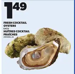 Independent City Market FRESH COCKTAIL OYSTERS offer