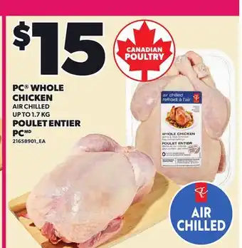 Independent City Market PC WHOLE CHICKEN, UP TO offer