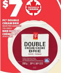 Independent City Market PC DOUBLE CREAM BRIE offer
