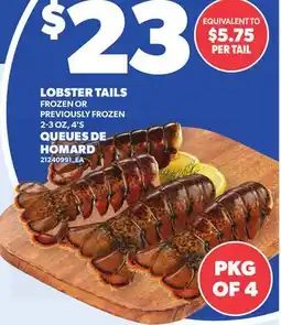 Independent City Market LOBSTER TAILS 2-3 OZ, 4'S offer