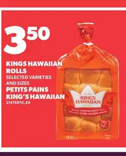 Independent City Market KINGS HAWAIIAN ROLLS offer