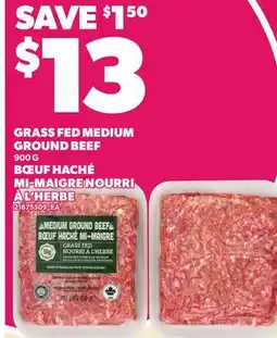 Independent City Market GRASS FED MEDIUM GROUND BEEF offer