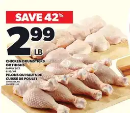 Independent City Market CHICKEN DRUMSTICKS OR THIGHS offer