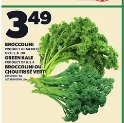 Independent City Market BROCCOLINI OR GREEN KALE offer
