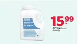 Rexall OPTION + Epsom Salts offer
