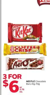 Rexall NESTLÉ Chocolate Bars offer