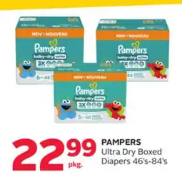 Rexall PAMPERS Ultra Dry Boxed Diapers offer
