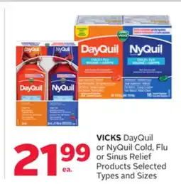 Rexall VICKS DayQuil or NyQuil Cold, Flu or Sinus Relief Products offer