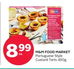 Rexall M & M FOOD MARKET Portuguese Style Custard Tarts offer
