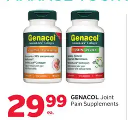 Rexall GENACOL Joint Pain Supplements offer