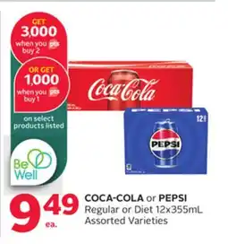 Rexall COCA-COLA or PEPSI Regular or Diet offer
