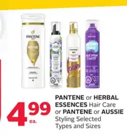 Rexall PANTENE or HERBAL ESSENCES Hair Care or PANTENE or AUSSIE Styling offer