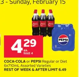 Rexall COCA-COLA or PEPSI Regular or Diet offer