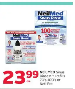 Rexall NEILMED Sinus Rinse Kit, Refills 70's-100's or Neti Pot offer