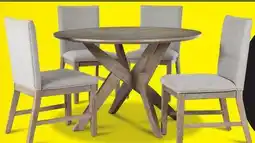 Leon's Sassari 5-Piece Dining Set - Taupe, Beige offer