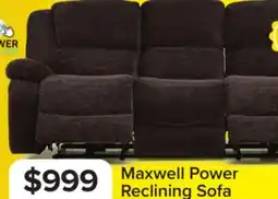 Leon's Maxwell Power Reclining Sofa - Brown offer