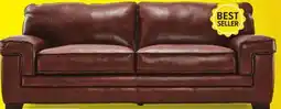 Leon's Stampede Leather Sofa - Cognac offer