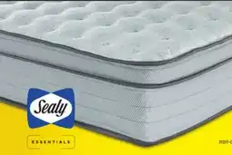 Leon's Sealy Essentials Remy II Firm Eurotop Queen Mattress offer