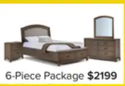 Leon's Camelot 6 - Piece Queen Storage Bedroom Package - Burnished Beige offer