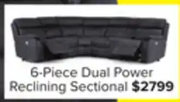 Leon's Haven 6-Piece Dual Power Reclining Sectional - Grey offer