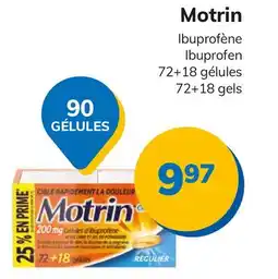 Accès pharma Motrin Ibuprofen offer