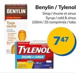 Accès pharma Benylin / Tylenol offer