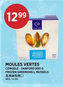 Kim Phat SANFORD FROZEN GREENSHELL MUSSELS offer
