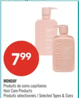 Pharmaprix MONDAY Hair Care Products offer