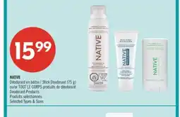 Pharmaprix NATIVE Stick Deodorant (75g) Deodorant Products offer