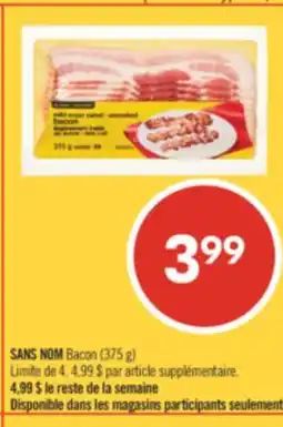 Pharmaprix NO NAME Bacon (375 g) offer