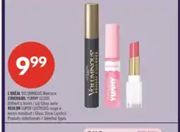 Pharmaprix L'ORÉAL VOLUMINOUS Mascara, COVERGIRL YUMMY GLOSS Lip Gloss or REVLON SUPER offer