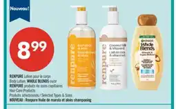 Pharmaprix RENPURE Body Lotion, WHOLE BLENDS or RENPURE Hair Care Products offer