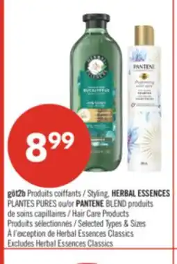 Pharmaprix göt2b Styling, HERBAL ESSENCES PLANTS PURE or PANTENE BLEND Hair Care Products offer