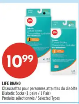 Pharmaprix LIFE BRAND Diabetic Socks (1 Pair) offer