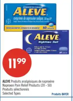 Pharmaprix ALEVE Produits Naproxen Pain Relief Products (20 - 50) offer