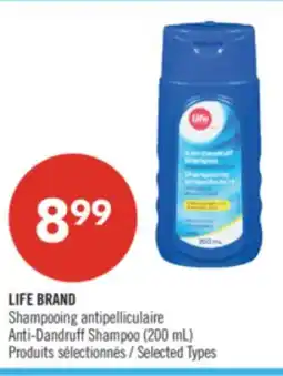 Pharmaprix LIFE BRAND Anti-Dandruff Shampoo offer