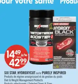 Pharmaprix SIX STAR, HYDROXYCUT or PURELY INSPIRED Diet & Weight Management Products offer