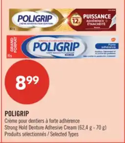 Pharmaprix POLIGRIP Strong Hold Denture Adhesive Cream offer