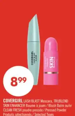Pharmaprix COVERGIRL LASH BLAST Mascara, TRUBLEND SKIN ENHANCER Blush Balm or CLEAN FRESH Pressed Powder offer