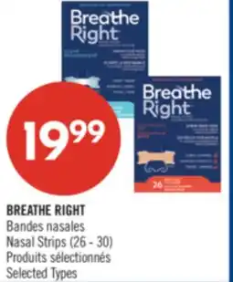 Pharmaprix BREATHE RIGHT Nasal Strips (26 - 30) offer