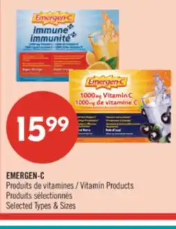 Pharmaprix EMERGEN-C Vitamin Products offer