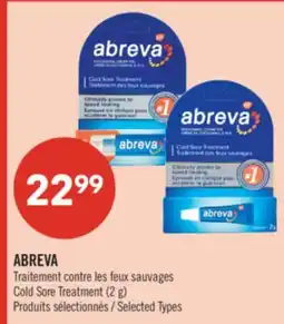 Pharmaprix ABREVA Cold Sore Treatment offer