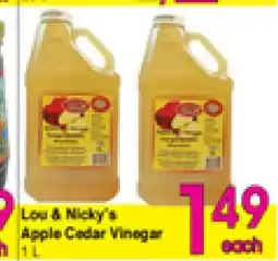 Danforth Food Market Lou & Nicky's Apple Cedar Vinegar offer