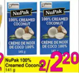 Danforth Food Market NuPak 100% Creamed Coconut offer