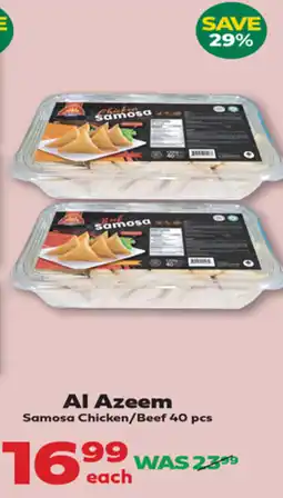 Iqbal Foods Al Azeem Samosa Chicken Beef offer